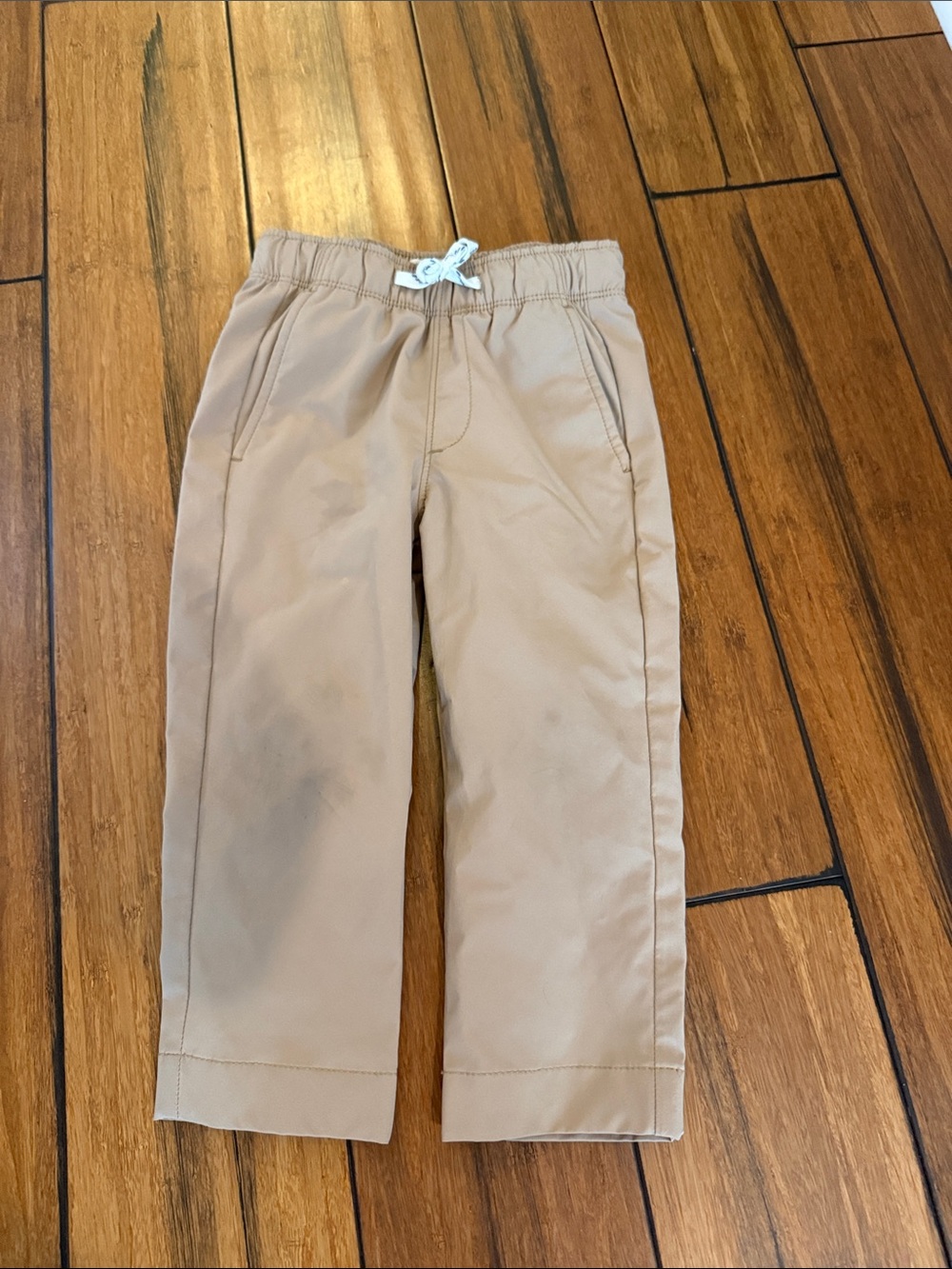 Jcrew Kids Tan Pull-On Chino Pants